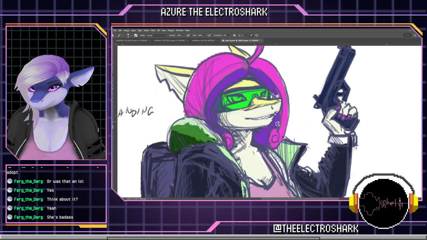 Azure, the Electroshark Azure, the Electroshark